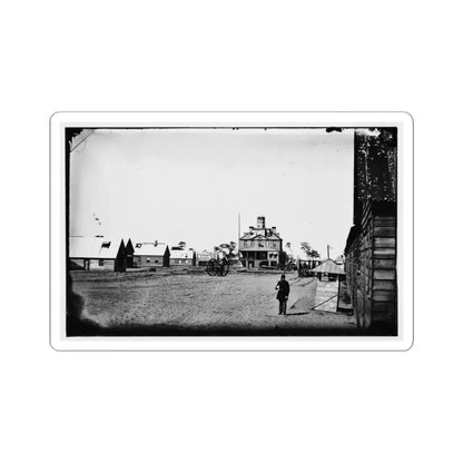 Morris Island, South Carolina. Unidentified Camp 005 (U.S. Civil War) STICKER Vinyl Kiss-Cut Decal 3 Inch White - The Sticker Space