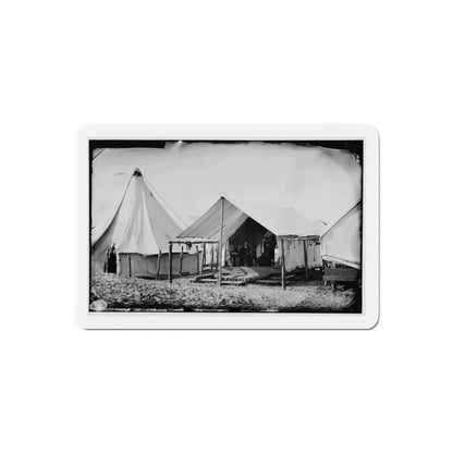 Morris Island, South Carolina. Unidentified Camp Scene (U.S. Civil War) Refrigerator Magnet 6 Inch Die-Cut - The Sticker Space