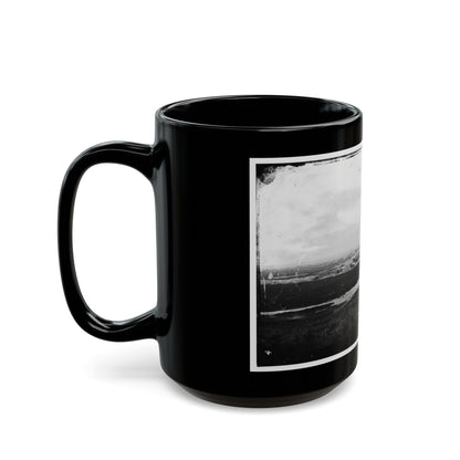 Morris Island, South Carolina. First Parallel (U.S. Civil War) Black Coffee Mug-The Sticker Space