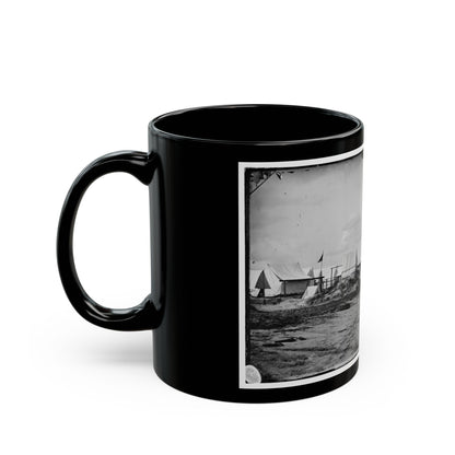 Morris Island, South Carolina. Unidentified Camp 001 (U.S. Civil War) Black Coffee Mug-The Sticker Space