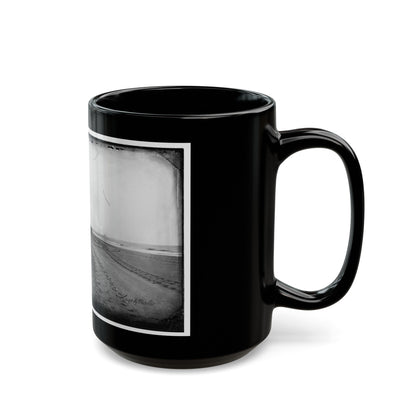 Morris Island, South Carolina. Unidentified Camp 002 (U.S. Civil War) Black Coffee Mug-The Sticker Space