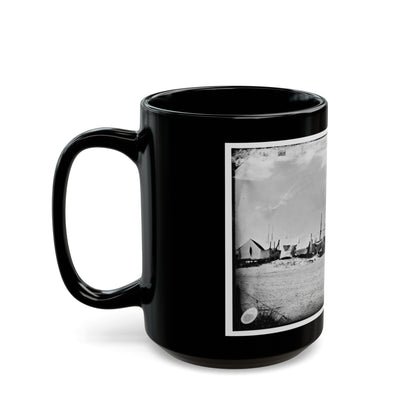 Morris Island, South Carolina. Unidentified Camp 003 (U.S. Civil War) Black Coffee Mug-The Sticker Space