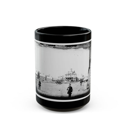 Morris Island, South Carolina. Unidentified Camp 004 (U.S. Civil War) Black Coffee Mug-15oz-The Sticker Space