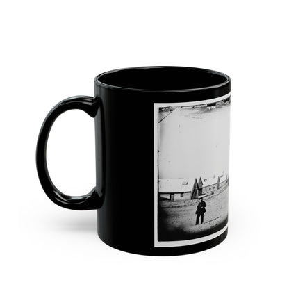 Morris Island, South Carolina. Unidentified Camp 004 (U.S. Civil War) Black Coffee Mug-The Sticker Space