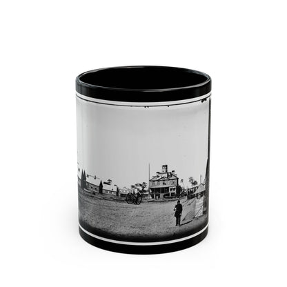 Morris Island, South Carolina. Unidentified Camp 005 (U.S. Civil War) Black Coffee Mug-11oz-The Sticker Space