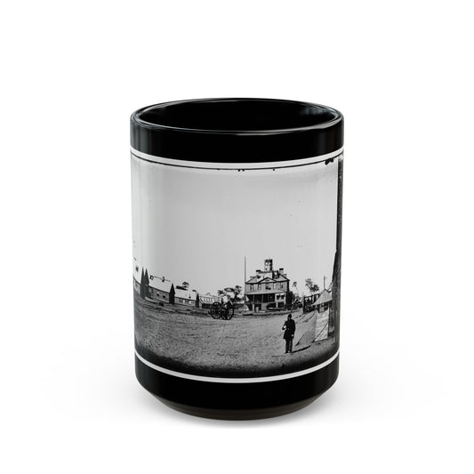 Morris Island, South Carolina. Unidentified Camp 005 (U.S. Civil War) Black Coffee Mug-15oz-The Sticker Space