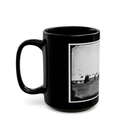 Morris Island, South Carolina. Unidentified Camp 005 (U.S. Civil War) Black Coffee Mug-The Sticker Space