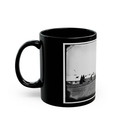 Morris Island, South Carolina. Unidentified Camp 005 (U.S. Civil War) Black Coffee Mug-The Sticker Space