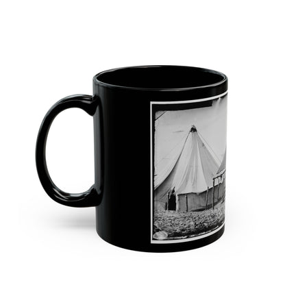 Morris Island, South Carolina. Unidentified Camp Scene (U.S. Civil War) Black Coffee Mug-The Sticker Space