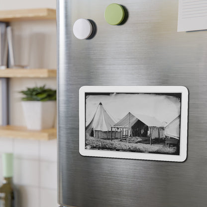 Morris Island, South Carolina. Unidentified Camp Scene (U.S. Civil War) Refrigerator Magnet