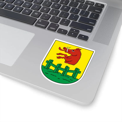 Morschach-blazon (Switzerland) (Coat of Arms) STICKER Vinyl Kiss-Cut Decal - The Sticker Space