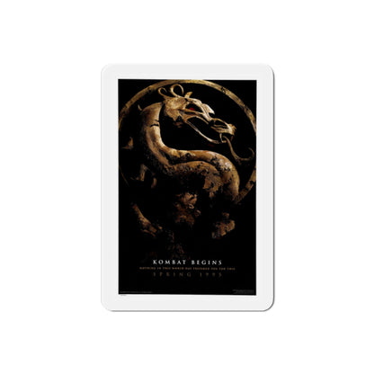 Mortal Kombat 1995 2 Movie Poster Die-Cut Magnet-2" x 2"-The Sticker Space