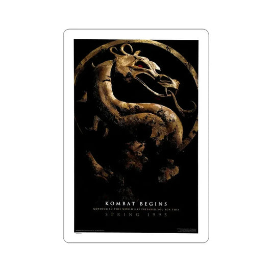 Mortal Kombat 1995 2 Movie Poster STICKER Vinyl Die-Cut Decal 6 Inch - The Sticker Space