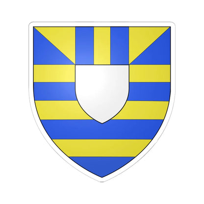 Mortimer (Wales) (Coat of Arms) STICKER Vinyl Kiss-Cut Decal 6 Inch White - The Sticker Space