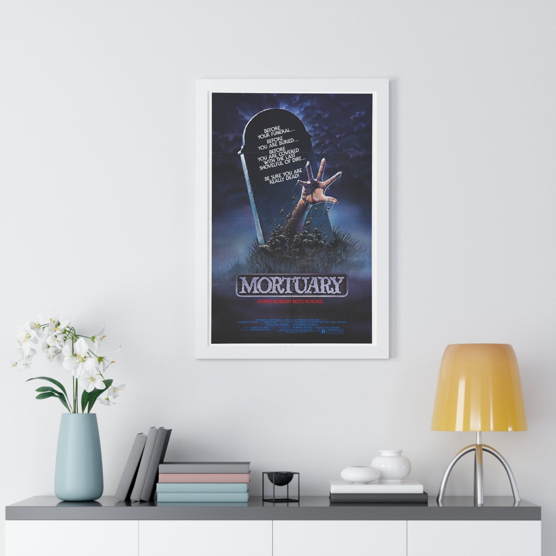 MORTUARY 1982 - Framed Movie Poster-The Sticker Space