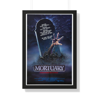 MORTUARY 1982 - Framed Movie Poster-20" x 30"-The Sticker Space