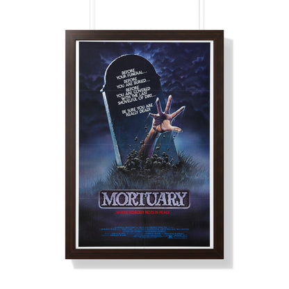 MORTUARY 1982 - Framed Movie Poster-20" x 30"-The Sticker Space