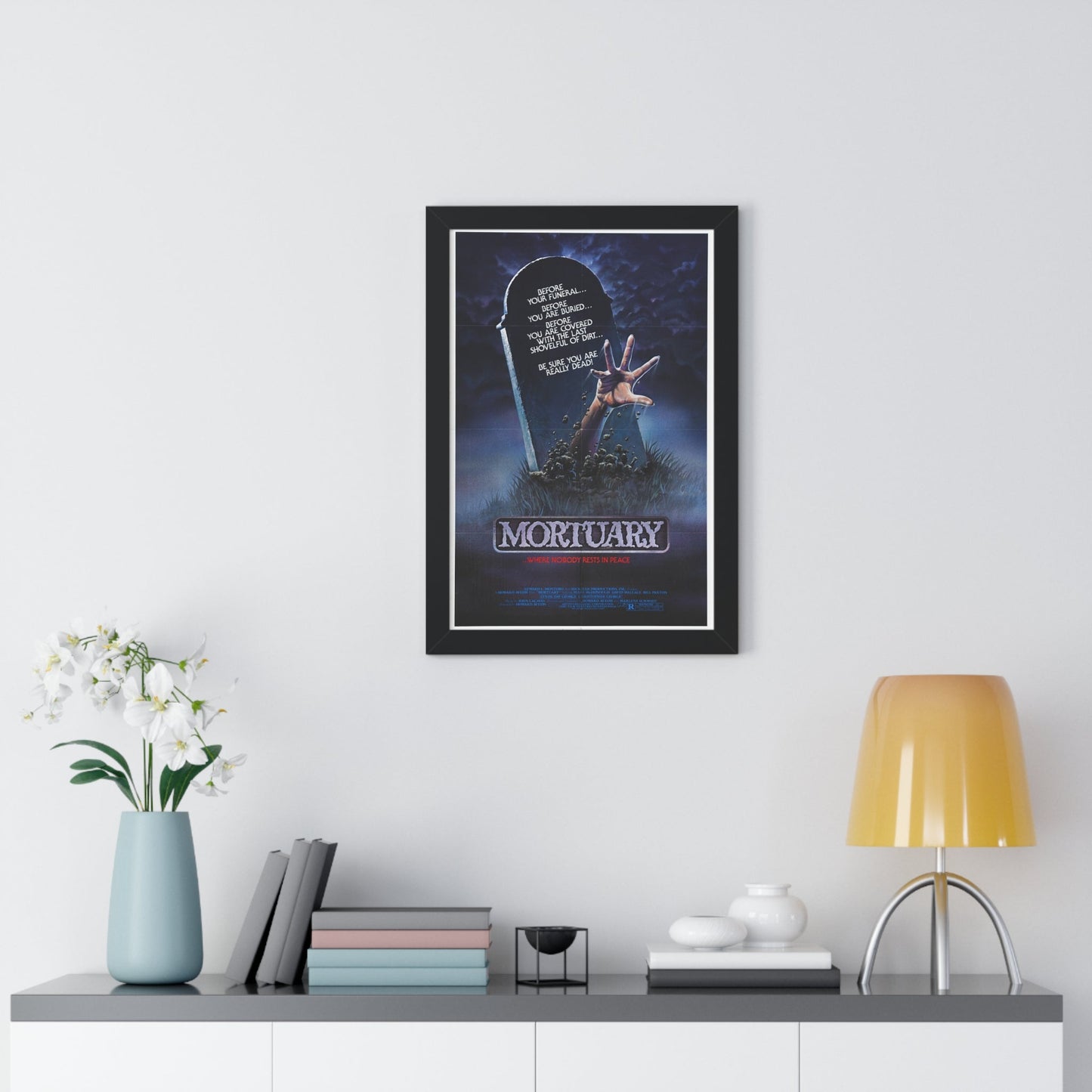 MORTUARY 1982 - Framed Movie Poster-The Sticker Space