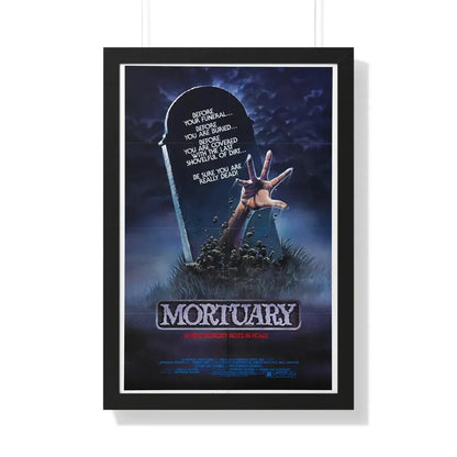 MORTUARY 1982 - Framed Movie Poster - The Sticker Space