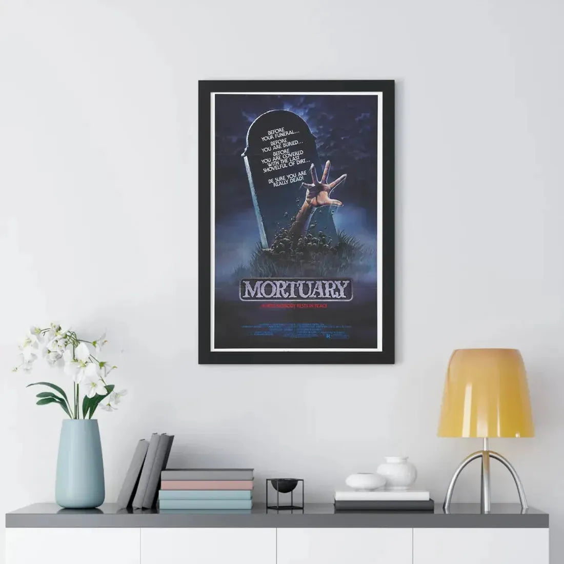 MORTUARY 1982 - Framed Movie Poster - The Sticker Space