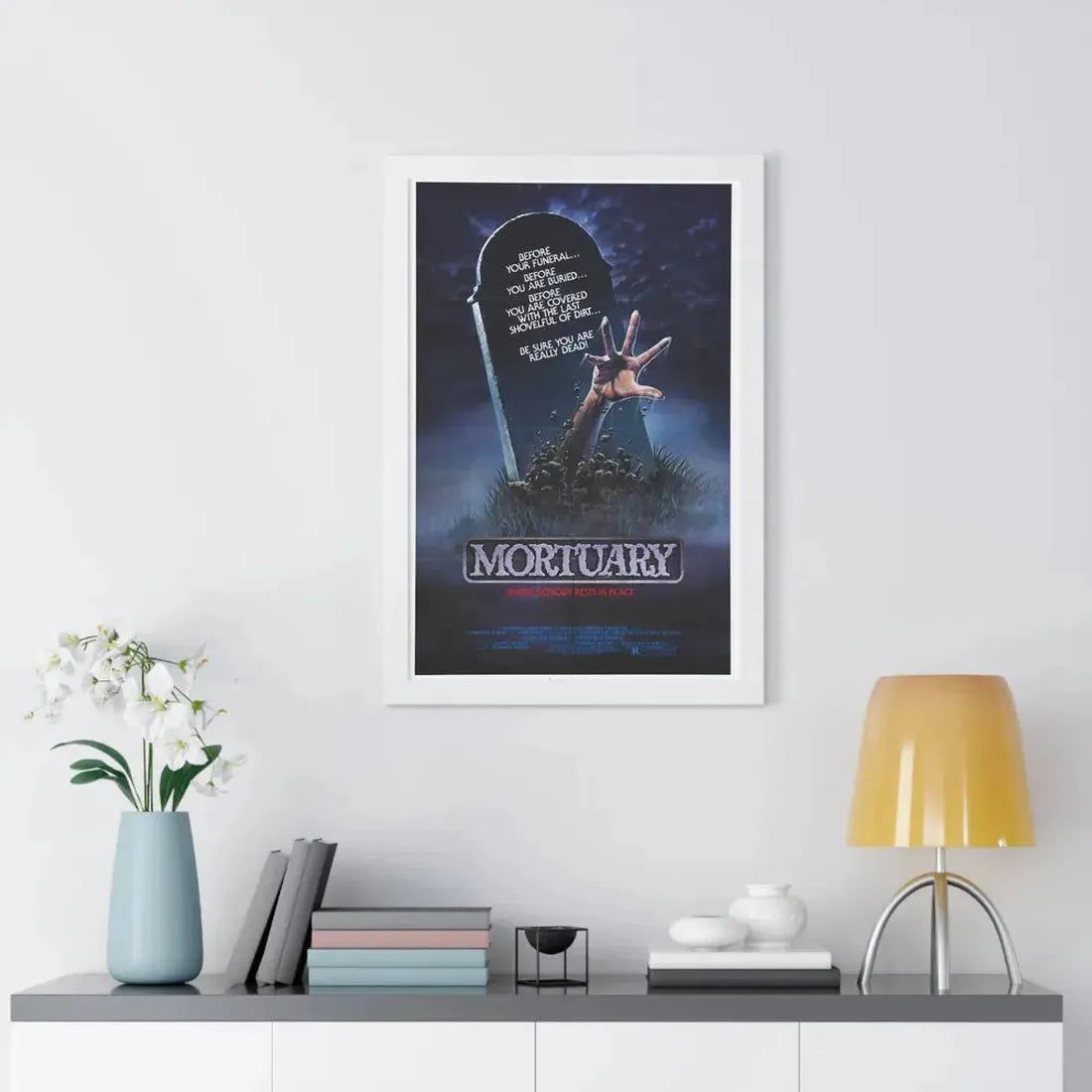 MORTUARY 1982 - Framed Movie Poster - The Sticker Space