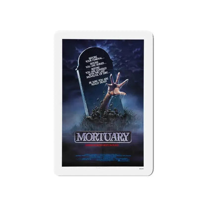 MORTUARY 1982 Movie Poster - Refrigerator Magnet 5 Inch Die-Cut - The Sticker Space