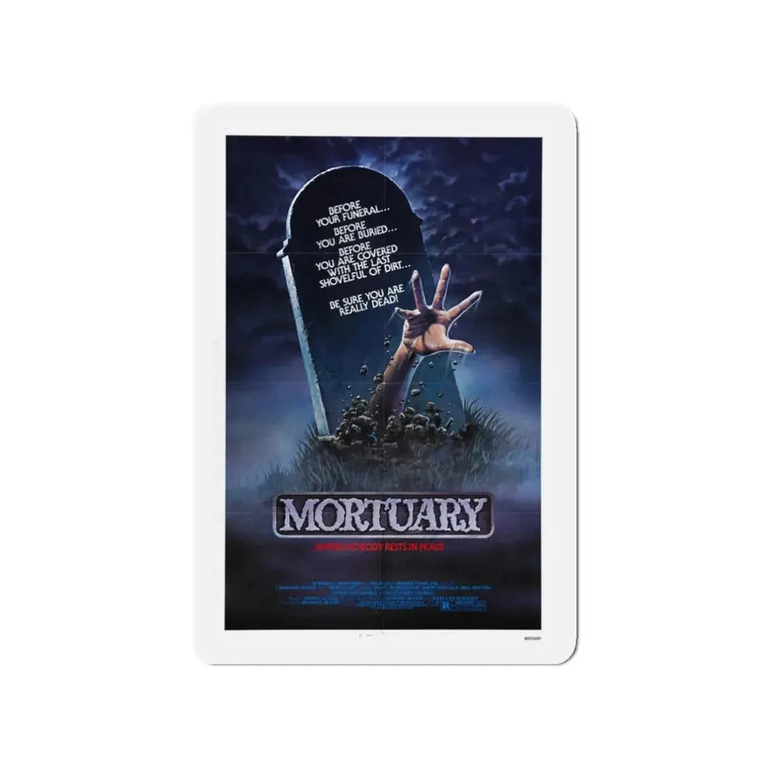 MORTUARY 1982 Movie Poster - Refrigerator Magnet - The Sticker Space