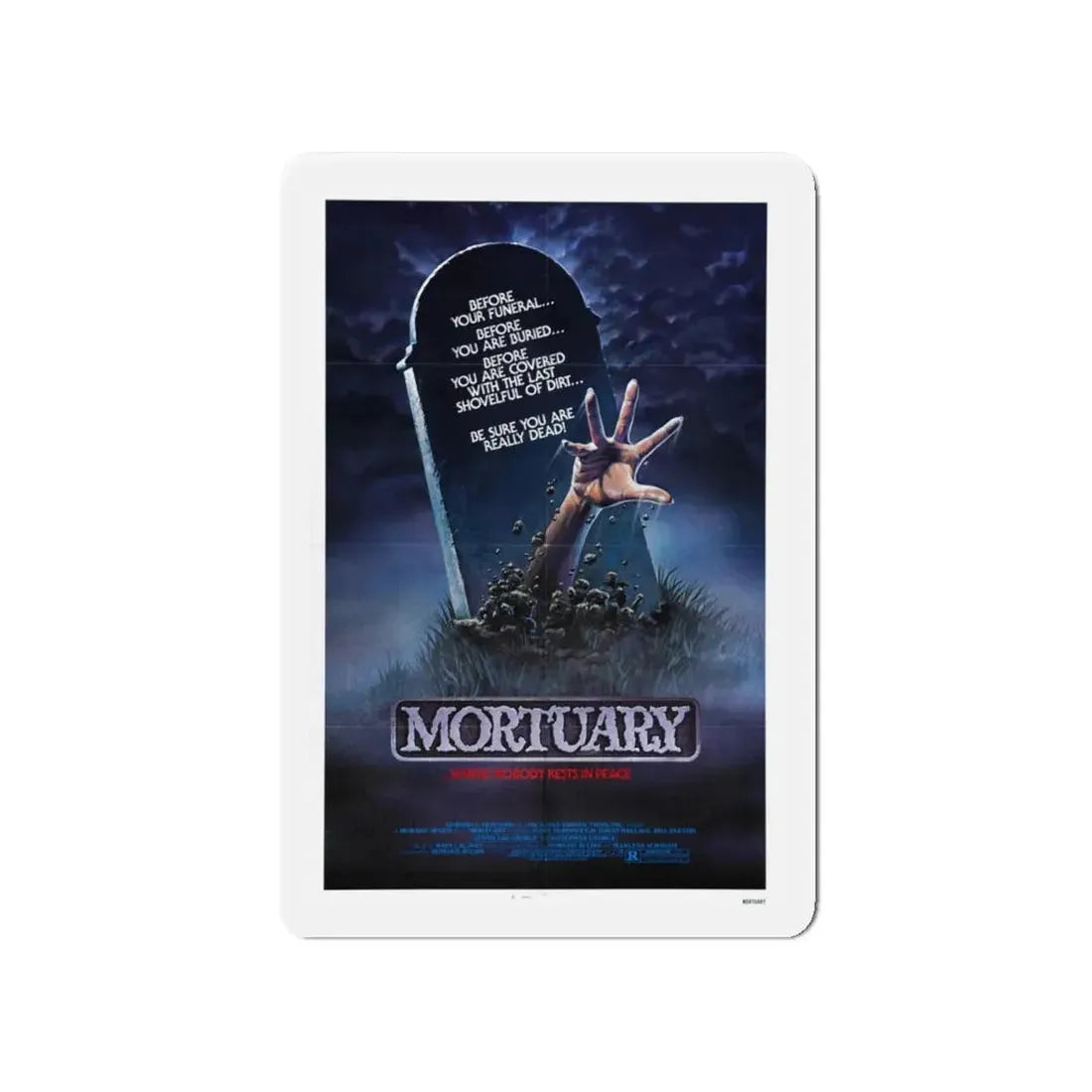 MORTUARY 1982 Movie Poster - Refrigerator Magnet - The Sticker Space