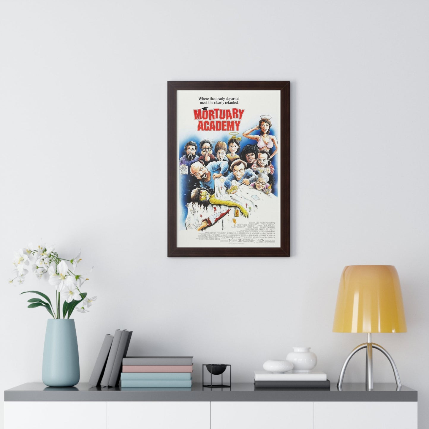 MORTUARY ACADEMY 1988 - Framed Movie Poster-The Sticker Space