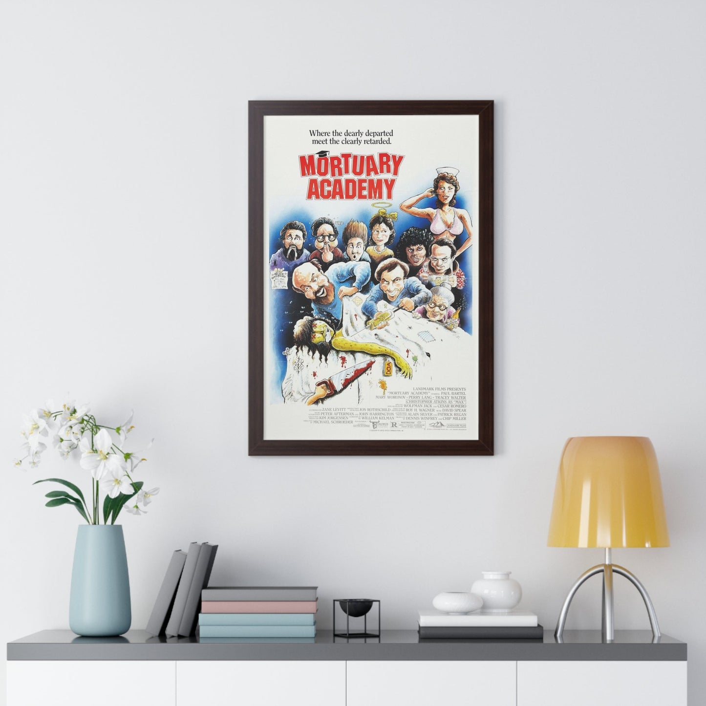 MORTUARY ACADEMY 1988 - Framed Movie Poster-The Sticker Space