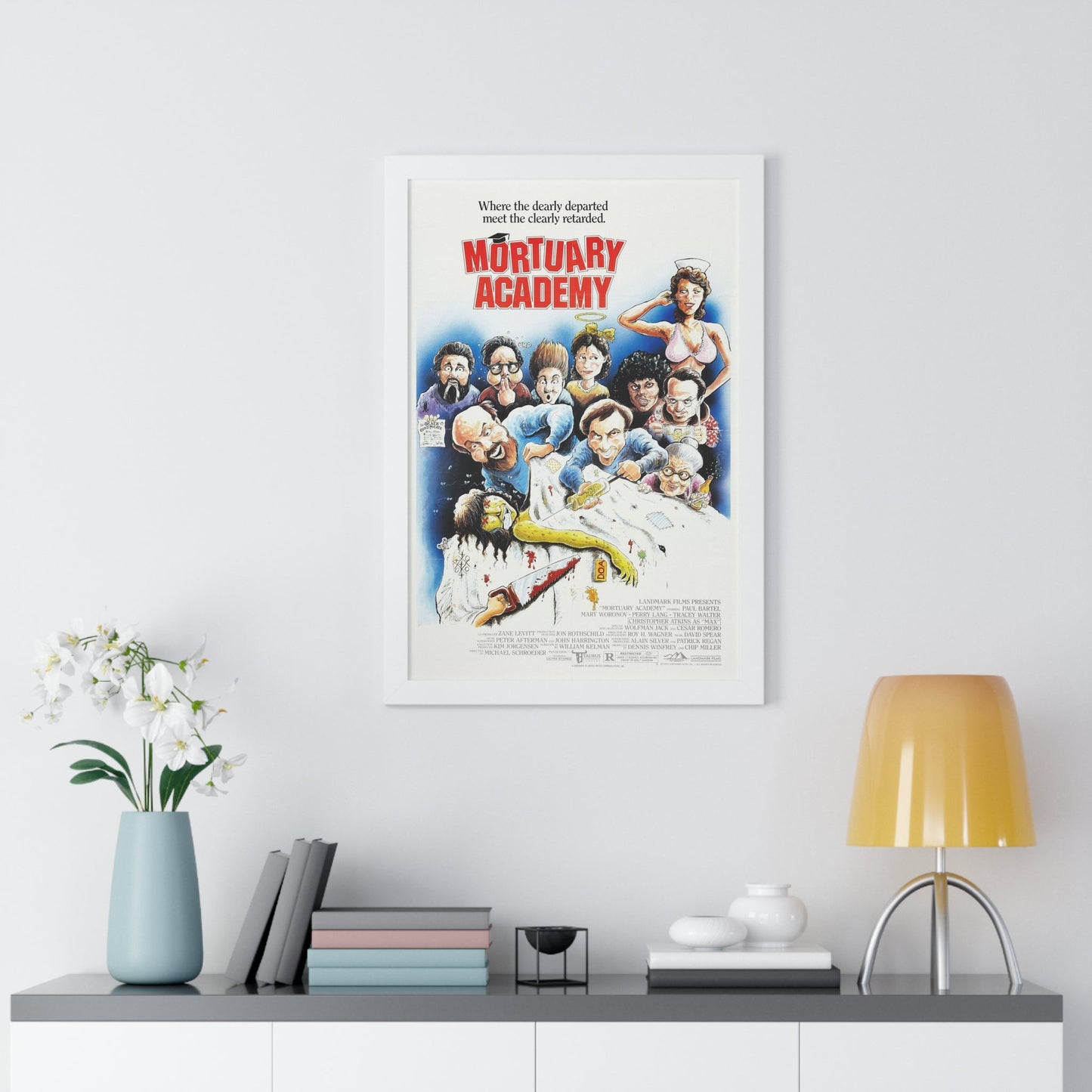 MORTUARY ACADEMY 1988 - Framed Movie Poster-The Sticker Space