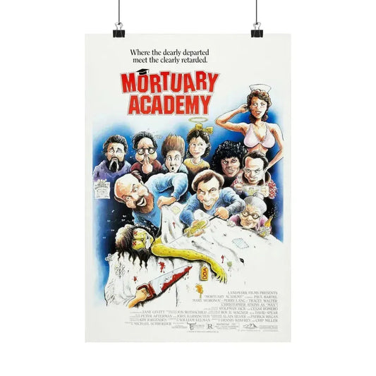 MORTUARY ACADEMY 1988 - Paper Movie Poster 12″ x 18″ Matte - The Sticker Space