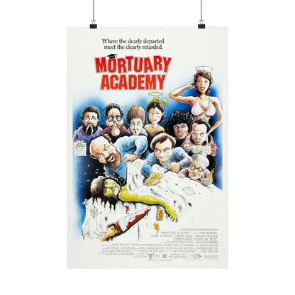 MORTUARY ACADEMY 1988 - Paper Movie Poster - The Sticker Space