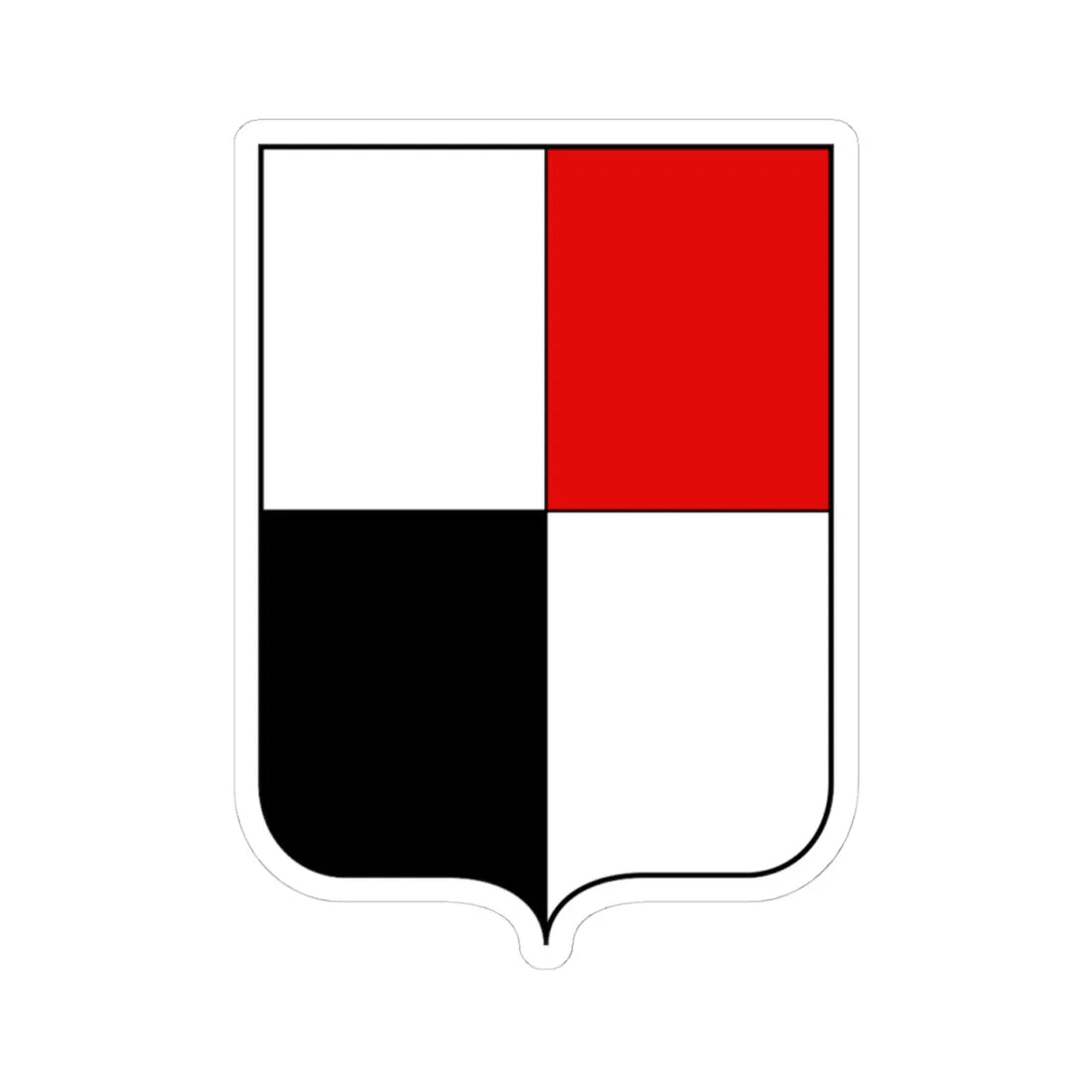 Moruzzo-CoA (Italy) (Coat of Arms) STICKER Vinyl Kiss-Cut Decal 4 Inch White - The Sticker Space