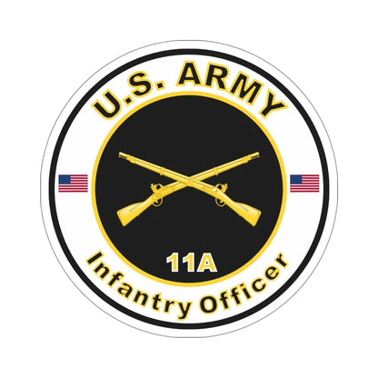 MOS 11A Infantry Officer (U.S. Army) STICKER Vinyl Die-Cut Decal - The Sticker Space