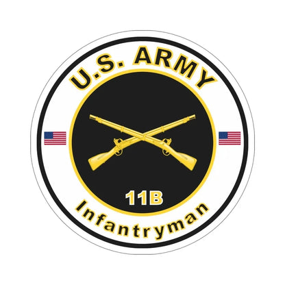 MOS 11B Infantryman (U.S. Army) STICKER Vinyl Die-Cut Decal - The Sticker Space