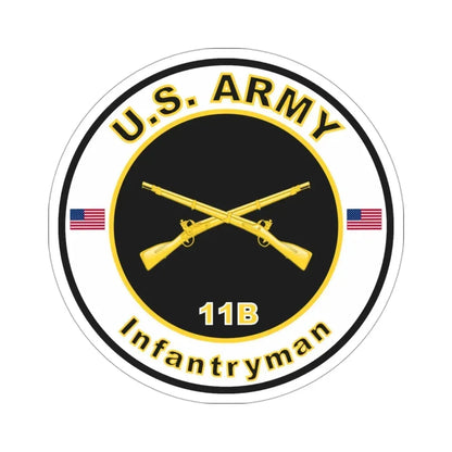 MOS 11B Infantryman (U.S. Army) STICKER Vinyl Die-Cut Decal - The Sticker Space