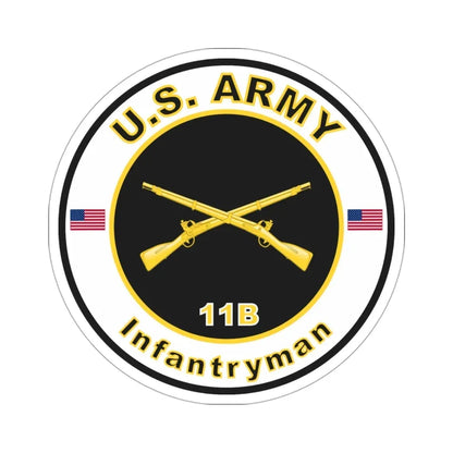 MOS 11B Infantryman (U.S. Army) STICKER Vinyl Die-Cut Decal - The Sticker Space