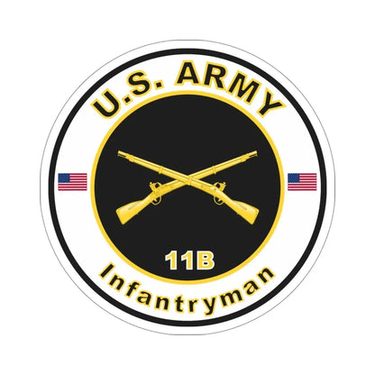 MOS 11B Infantryman (U.S. Army) STICKER Vinyl Die-Cut Decal - The Sticker Space