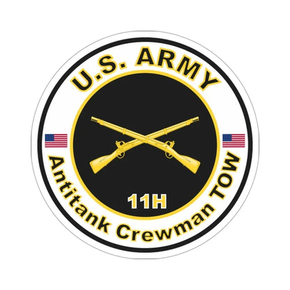 MOS 11H Antitank Crewman TOW (U.S. Army) STICKER Vinyl Die-Cut Decal - The Sticker Space