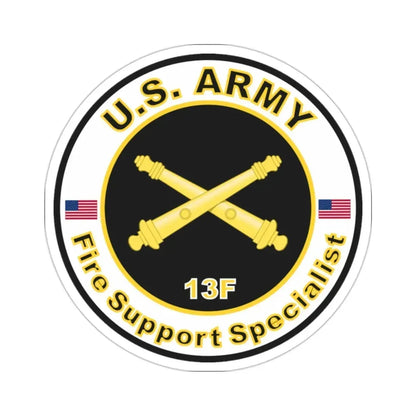 MOS 13F Fire Support Specialist (U.S. Army) STICKER Vinyl Die-Cut Decal - The Sticker Space