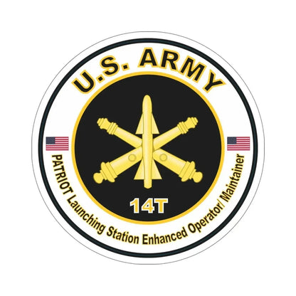MOS 14T PATRIOT Launching Station Enhanced Operator Maintainer (U.S. Army) STICKER Vinyl Die-Cut Decal - The Sticker Space