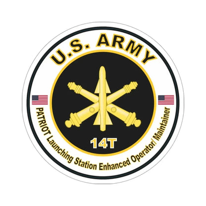 MOS 14T PATRIOT Launching Station Enhanced Operator Maintainer (U.S. Army) STICKER Vinyl Die-Cut Decal - The Sticker Space
