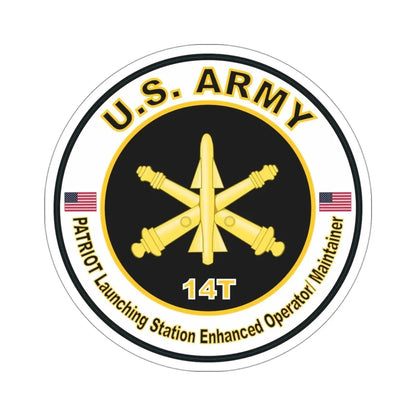 MOS 14T PATRIOT Launching Station Enhanced Operator Maintainer (U.S. Army) STICKER Vinyl Die-Cut Decal - The Sticker Space