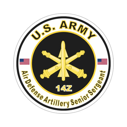 MOS 14Z Air Defense Artillery Senior Sergeant (U.S. Army) STICKER Vinyl Die-Cut Decal - The Sticker Space