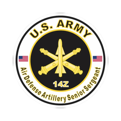 MOS 14Z Air Defense Artillery Senior Sergeant (U.S. Army) STICKER Vinyl Kiss-Cut Decal - The Sticker Space