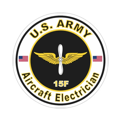 MOS 15F Aircraft Electrician (U.S. Army) STICKER Vinyl Die-Cut Decal - The Sticker Space