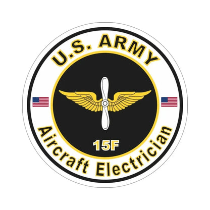 MOS 15F Aircraft Electrician (U.S. Army) STICKER Vinyl Die-Cut Decal - The Sticker Space