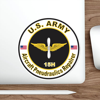 MOS 15H Aircraft Pneudraulics Repairer (U.S. Army) STICKER Vinyl Die-Cut Decal-The Sticker Space