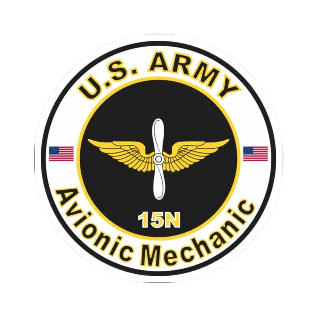 MOS 15N Avionic Mechanic (U.S. Army) STICKER Vinyl Kiss-Cut Decal - The Sticker Space